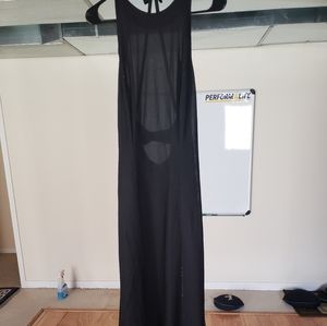 Black floor length gown
